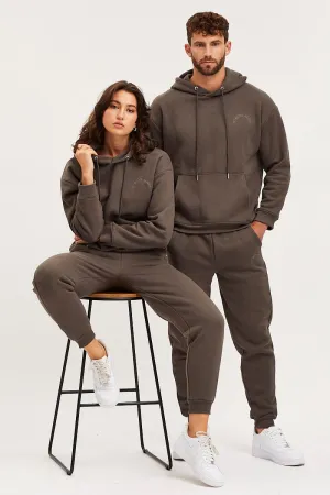 Fresh Fit Timeless Design Grey Track Pants High Rise Unisex