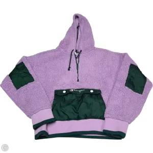 Athletic Sweatshirt Hoodie By Champion In Purple, Size: M fashionable blazer