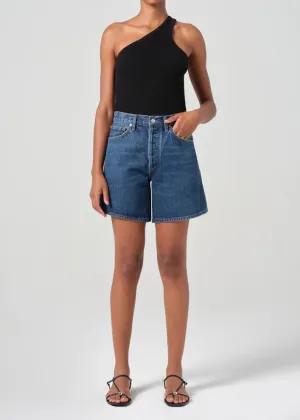 Multi Pocket System Dame High Rise Denim Short