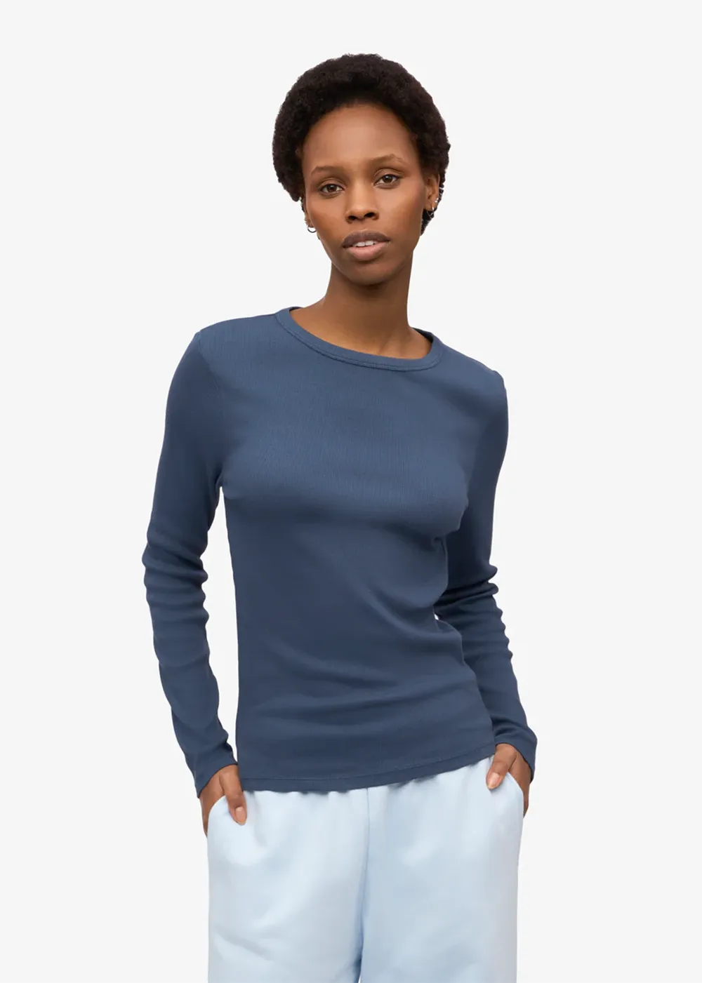 Organic Rib LS T-Shirt Ultimate Wear Slim Silhouette