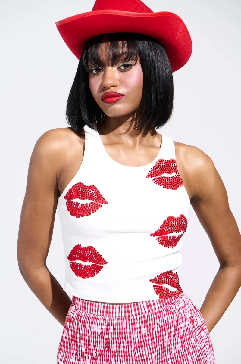 KISSY FACE TANK TOP Amphibious