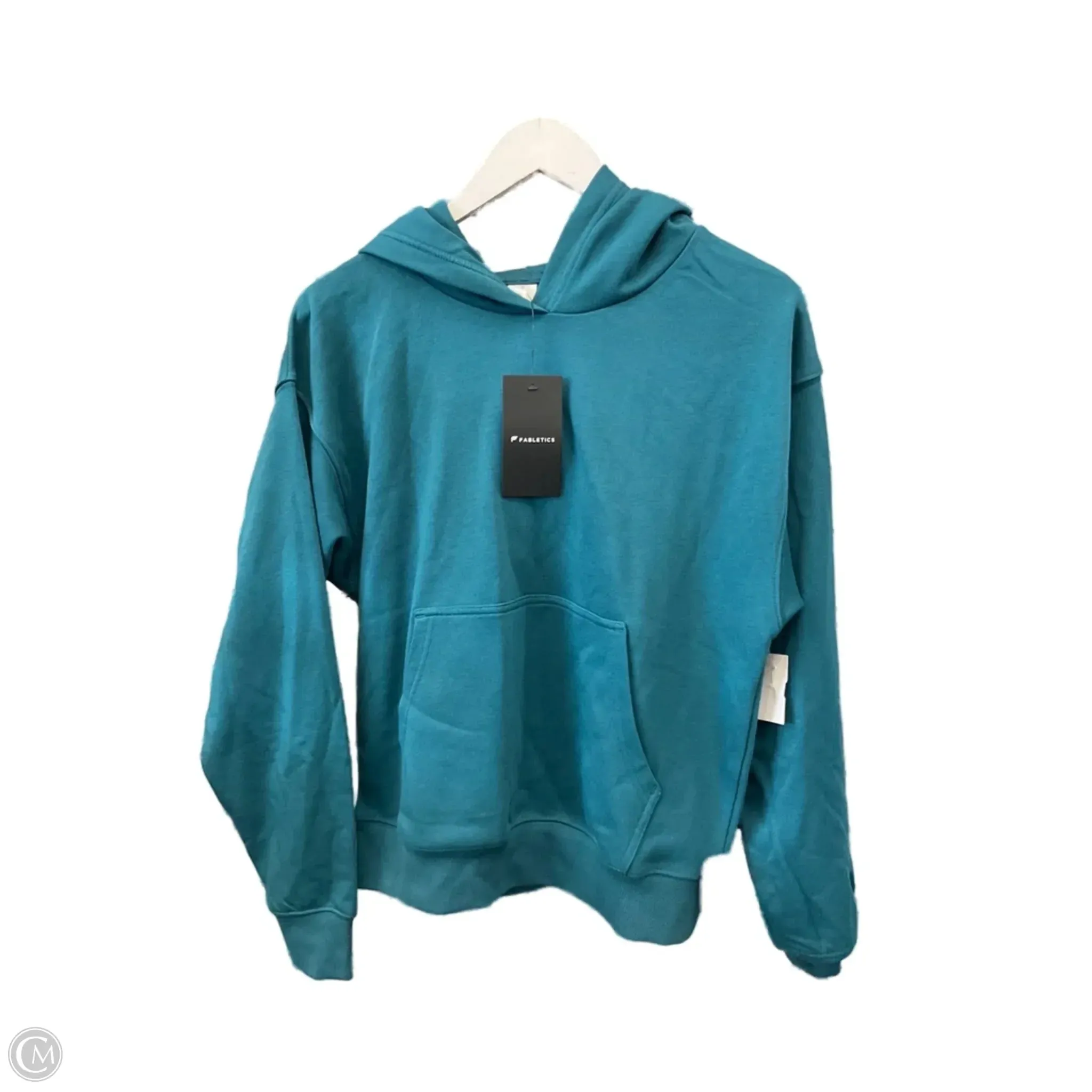 Scandi Clean Elite Vibe Sweatshirt Hoodie By Fabletics In Teal, Size: Xs