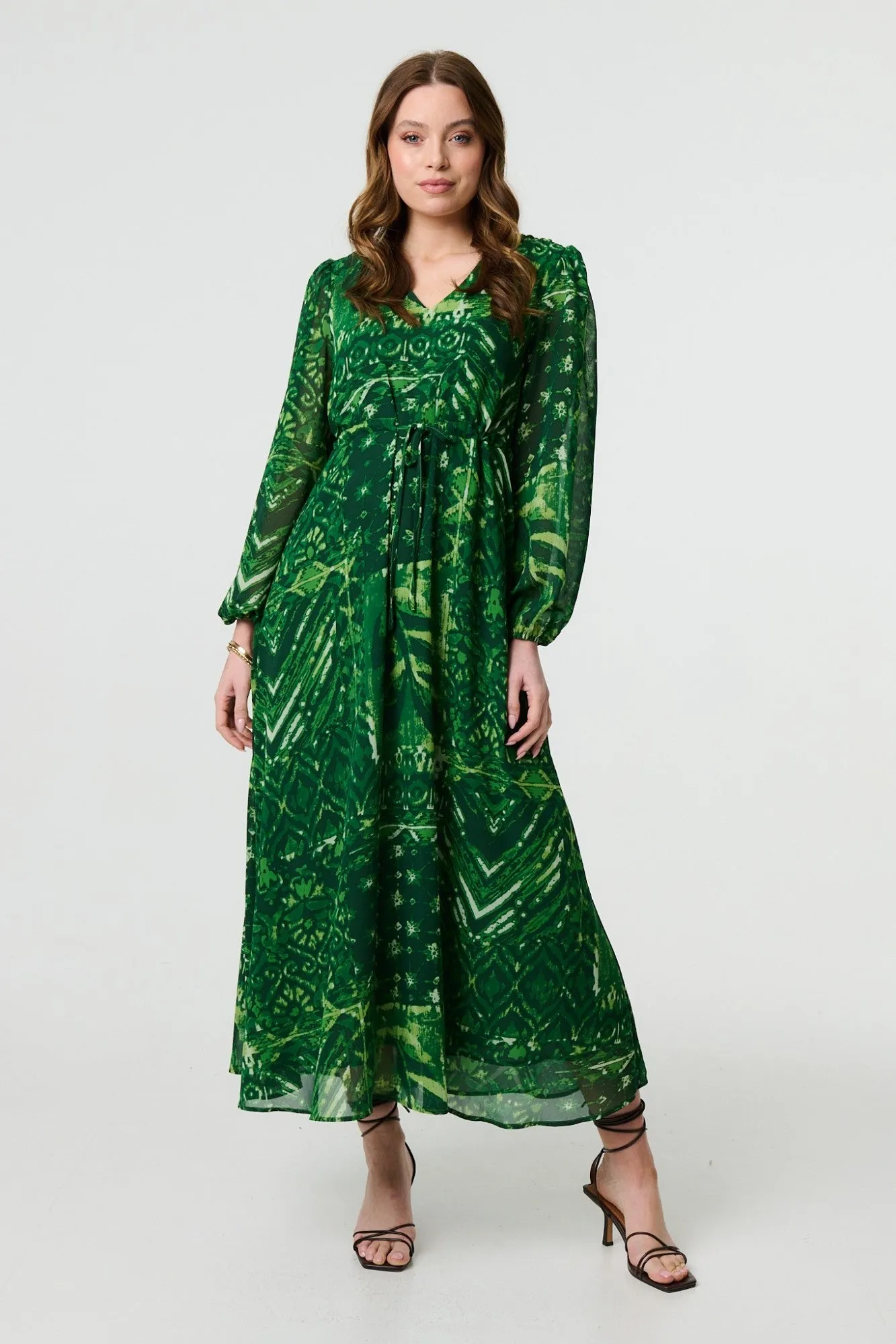 Light Fabric Eco-Friendly Material Dress | GREEN | 13BB1