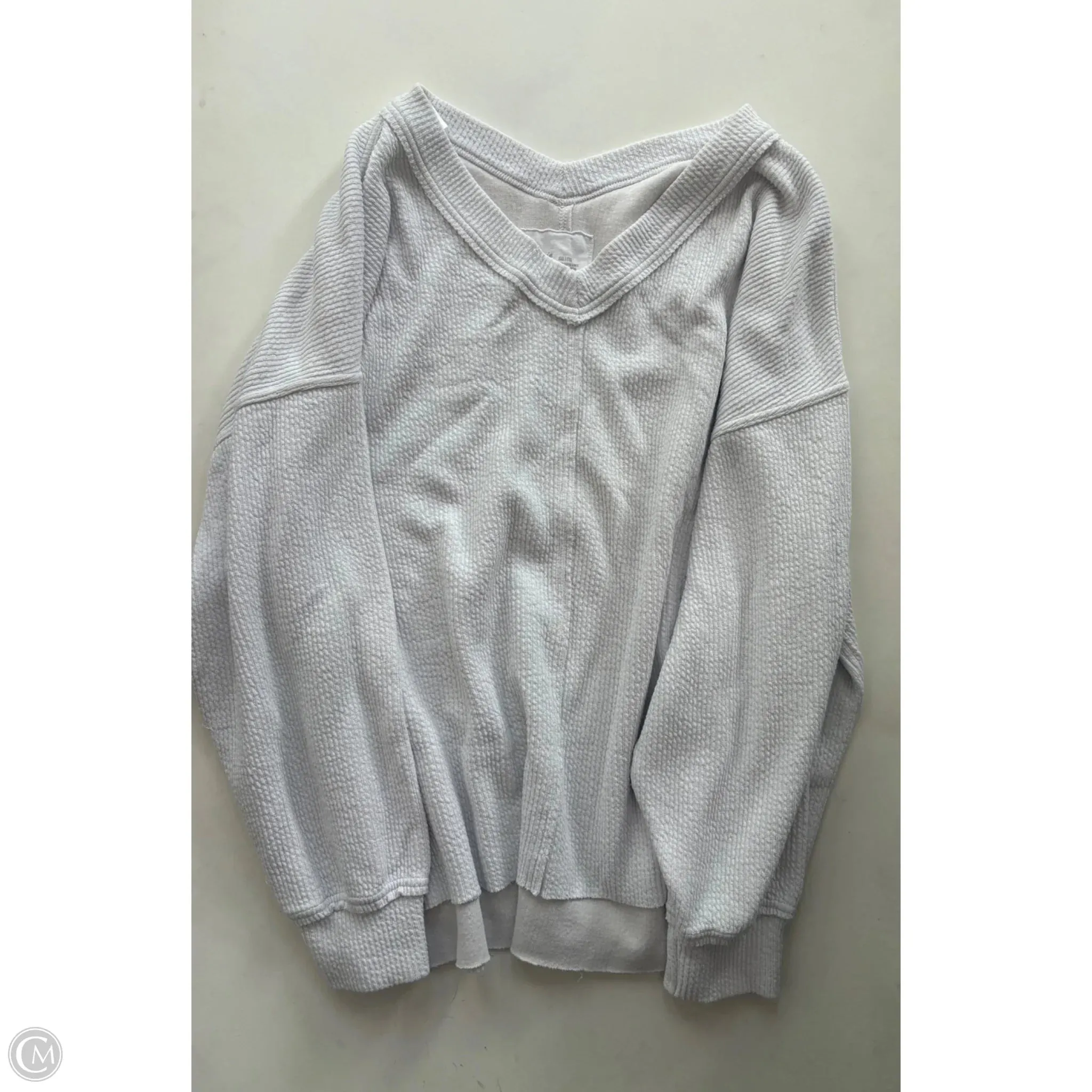 All-Occasion Breathable fabric Sweatshirt Crewneck By Aerie In White, Size: 2x