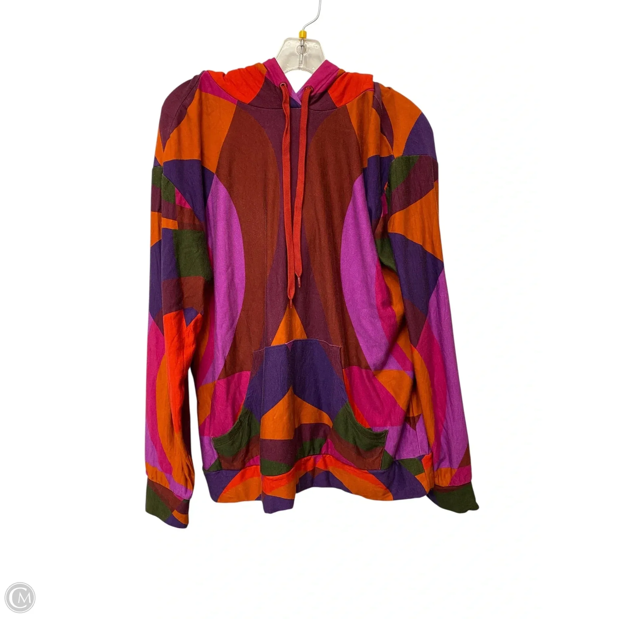 Sweatshirt Hoodie By Anthropologie In Multi-colored, Size: S Sporty Look