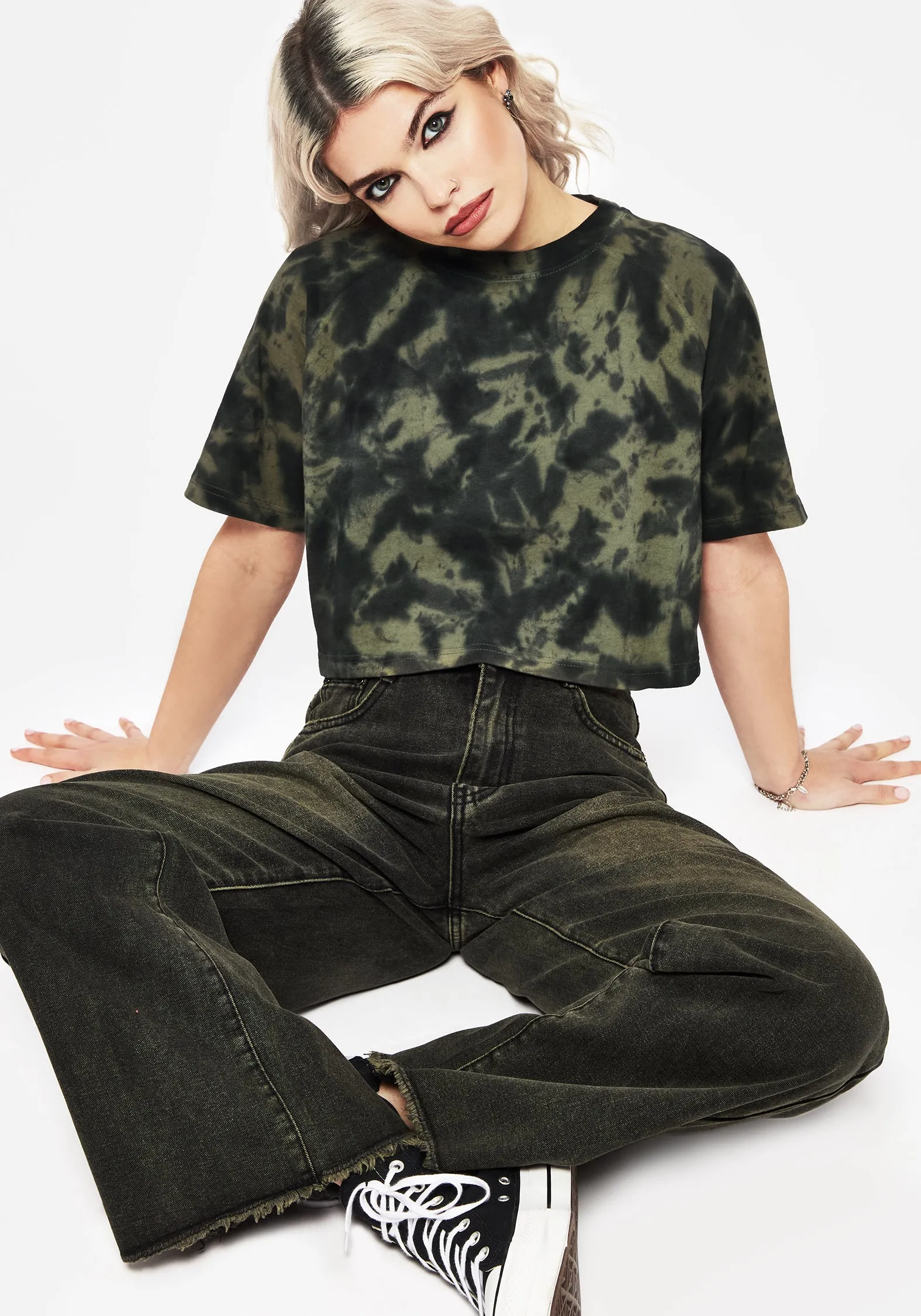 Anthea Wide Leg Washed Denim Jeans Always Fits