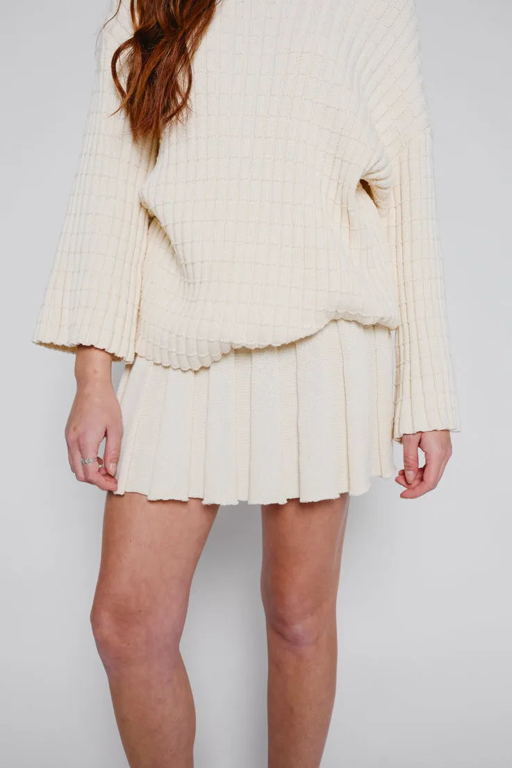 Morgan Knit Skirt Hemp Blend