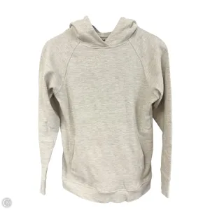 Boss Vibe Athletic Sweatshirt Hoodie By Zyia In Cream, Size: S