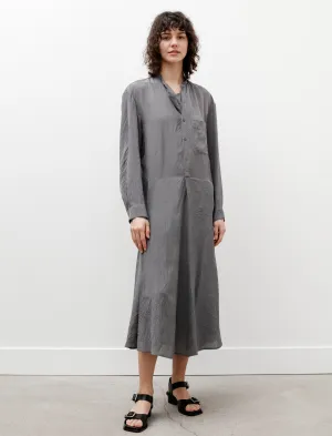 Gusset Collar Shirt Dress Aluminum Tribal Soul Zero Waste