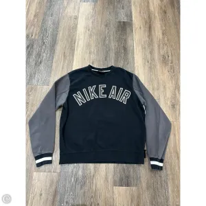 Sweatshirt Crewneck By Nike Apparel In Black, Size: S FrictionResistantFabric