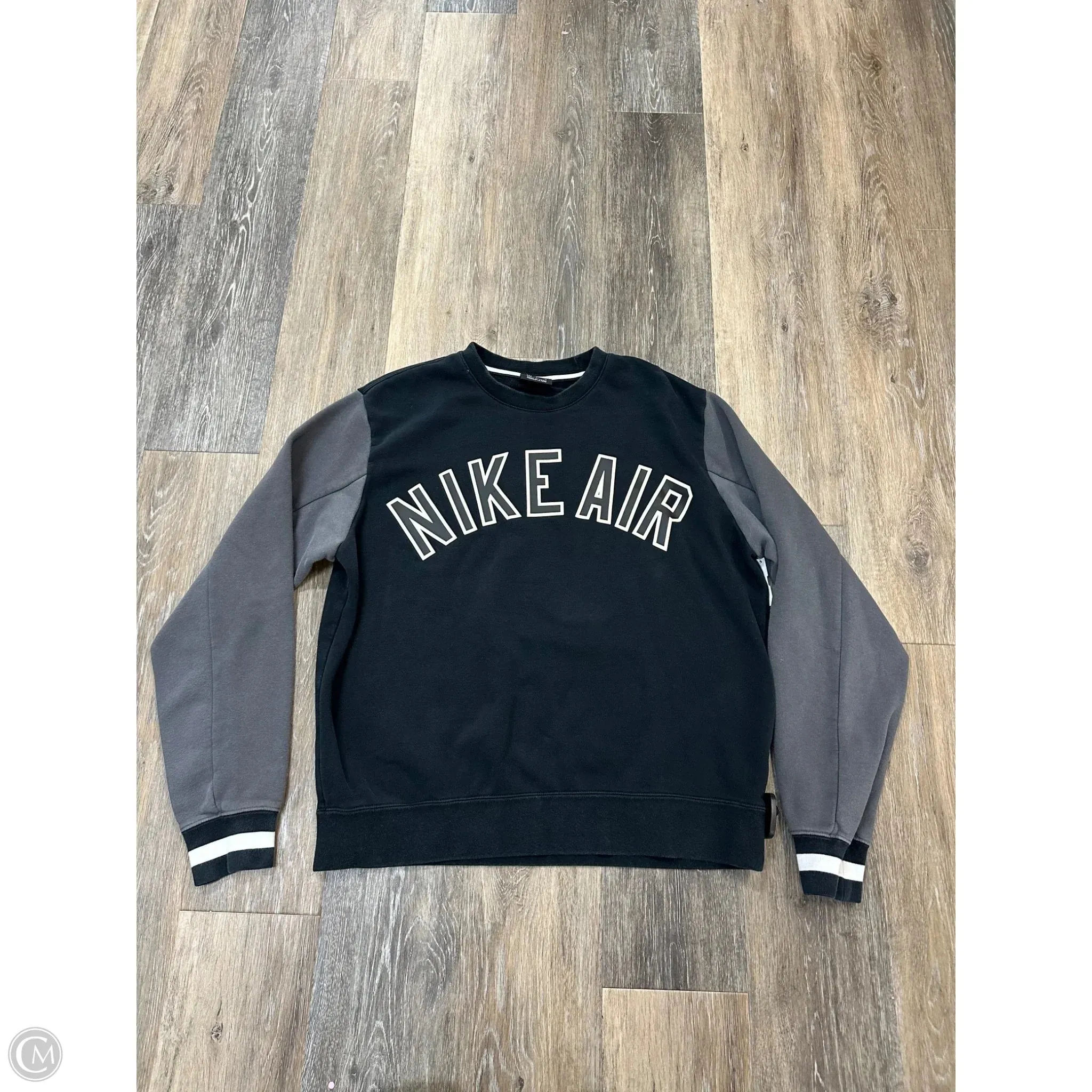 Sweatshirt Crewneck By Nike Apparel In Black, Size: S FrictionResistantFabric