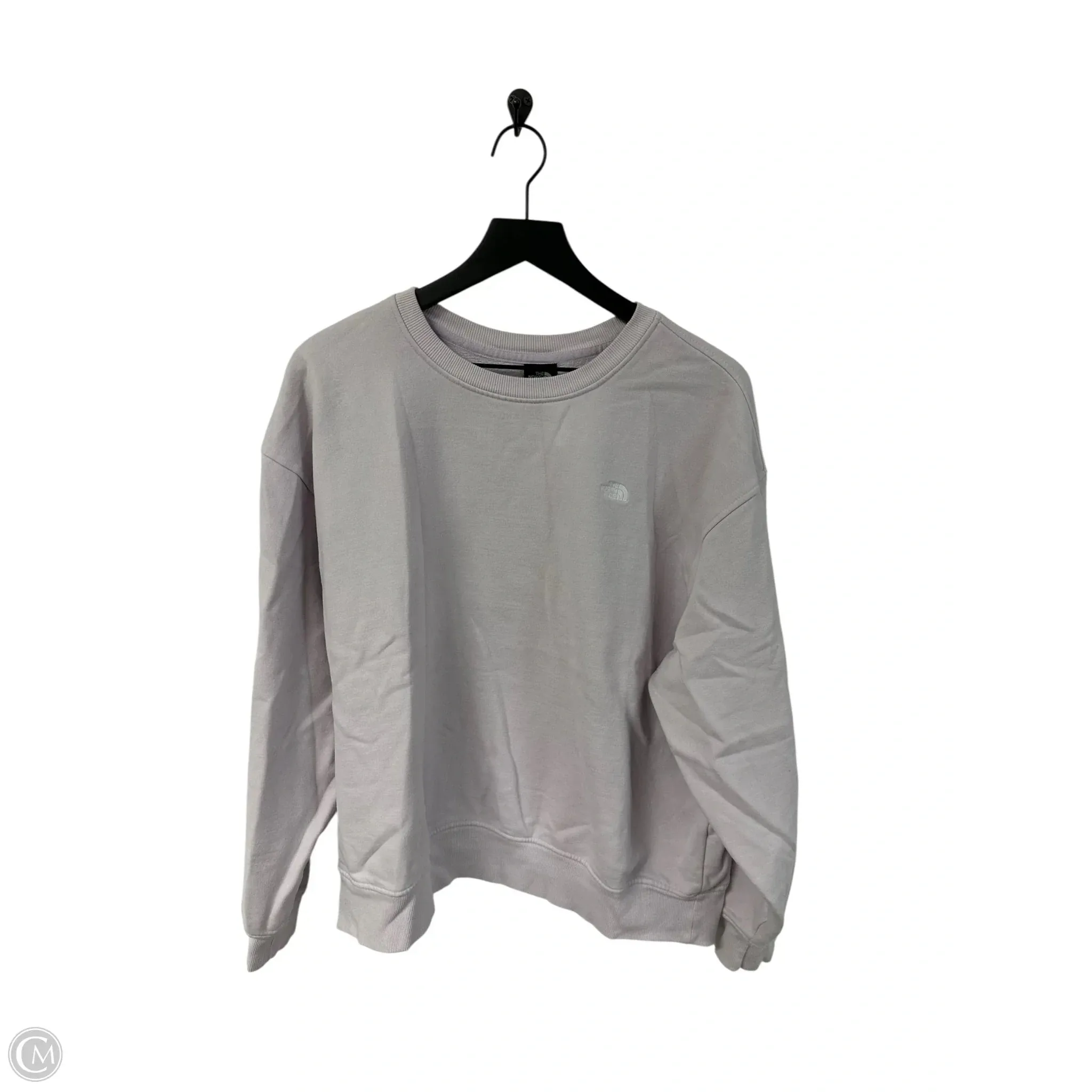 Sweatshirt Crewneck By The North Face In Purple, Size: M Stretchable Waistband WaterResistant Coating