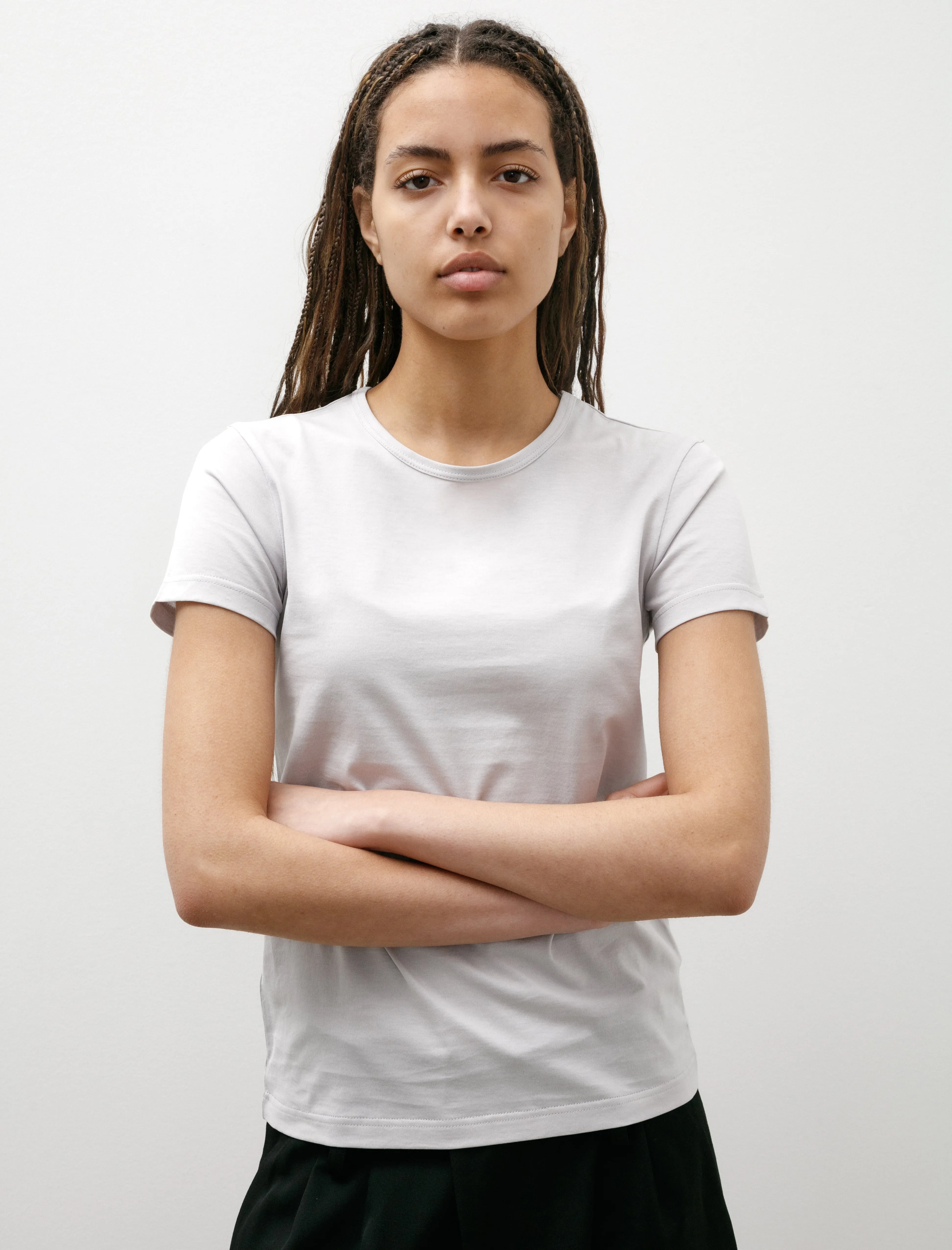 Fire Core Day Off Crew Neck T-Shirt Smoke