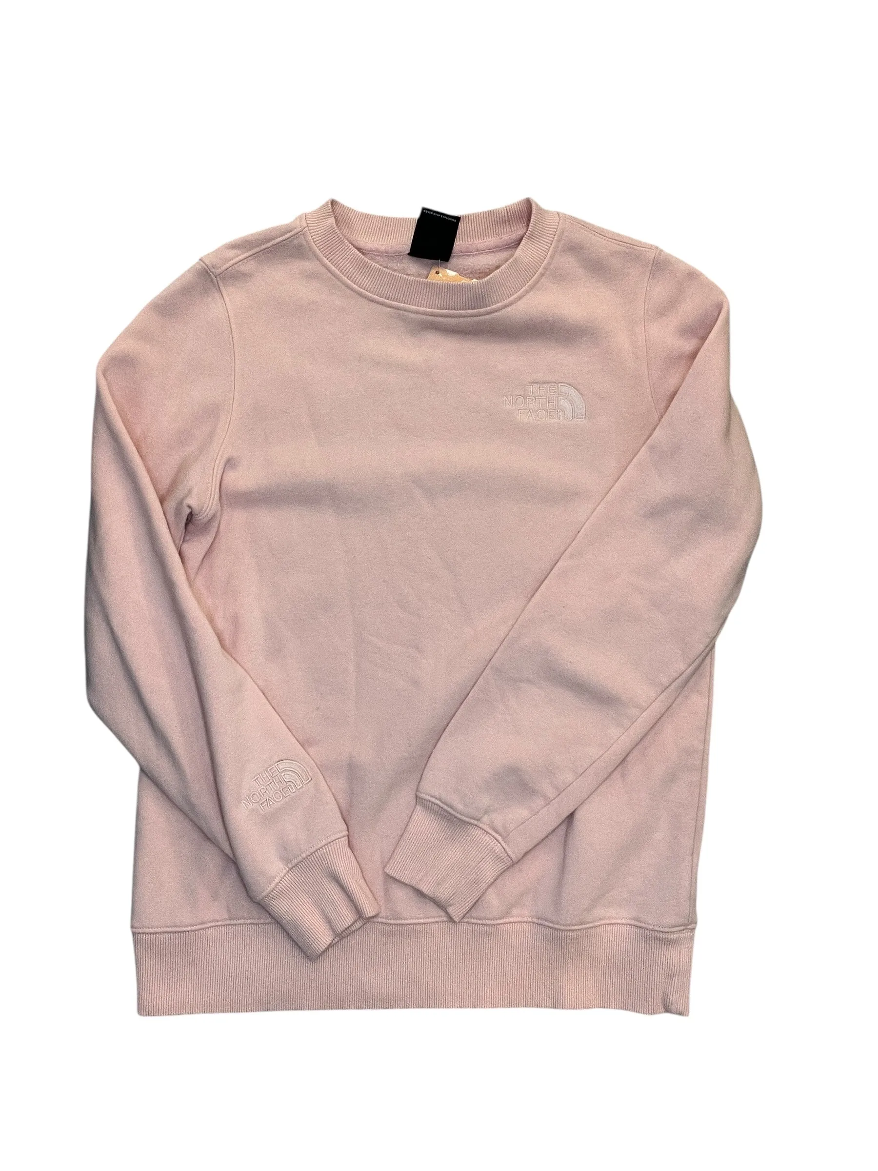 Stretch Fabric Classic Shirt Sweatshirt Crewneck By The North Face In Pink, Size:Xs