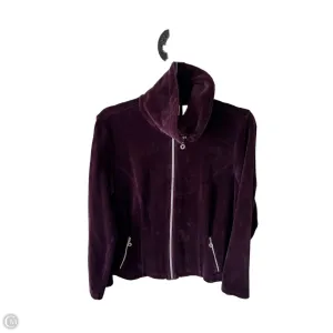 Sweatshirt Collar By Chicos In Purple, Size: M Island Vibe