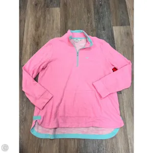 -Athletic Sweatshirt Collar By Vineyard Vines In Pink, Size: Xl Loose Thread