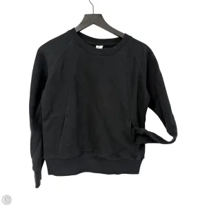 Sweatshirt Crewneck By Zyia In Black, Size: S StaticFreeLining