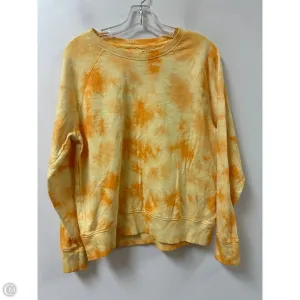 Athletic Sweatshirt Crewneck By Athleta In Yellow, Size: M Hidden pockets