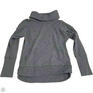 Athletic Sweatshirt Collar By Lululemon In Grey SoftTouch FlexibleElasticity