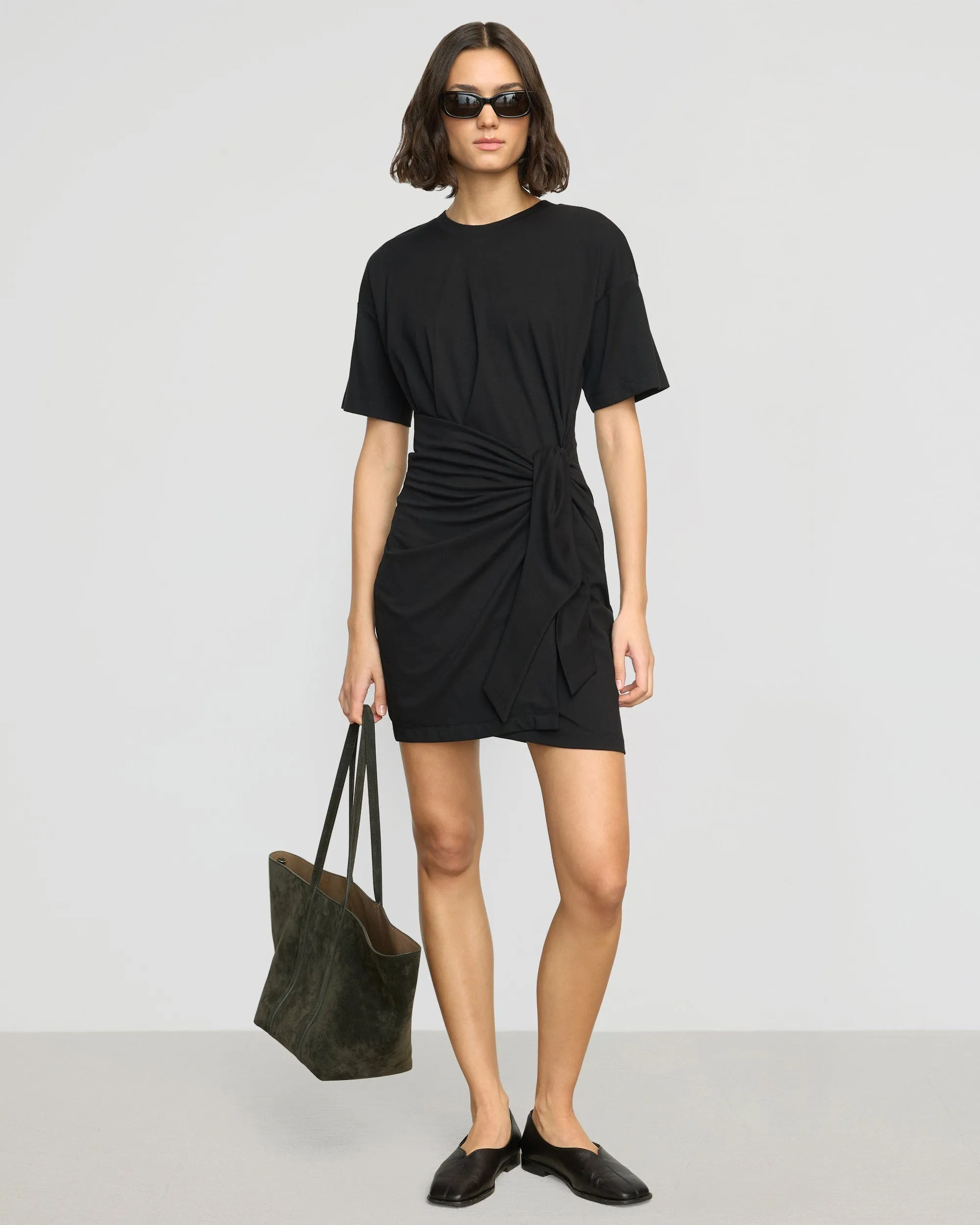 Fallon Organic Cotton T-Shirt Wrap Dress Planet Care