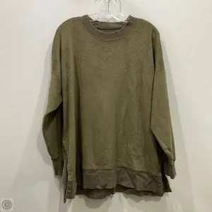 Trendy Trousers Sweatshirt Crewneck By Aerie In Green, Size: L