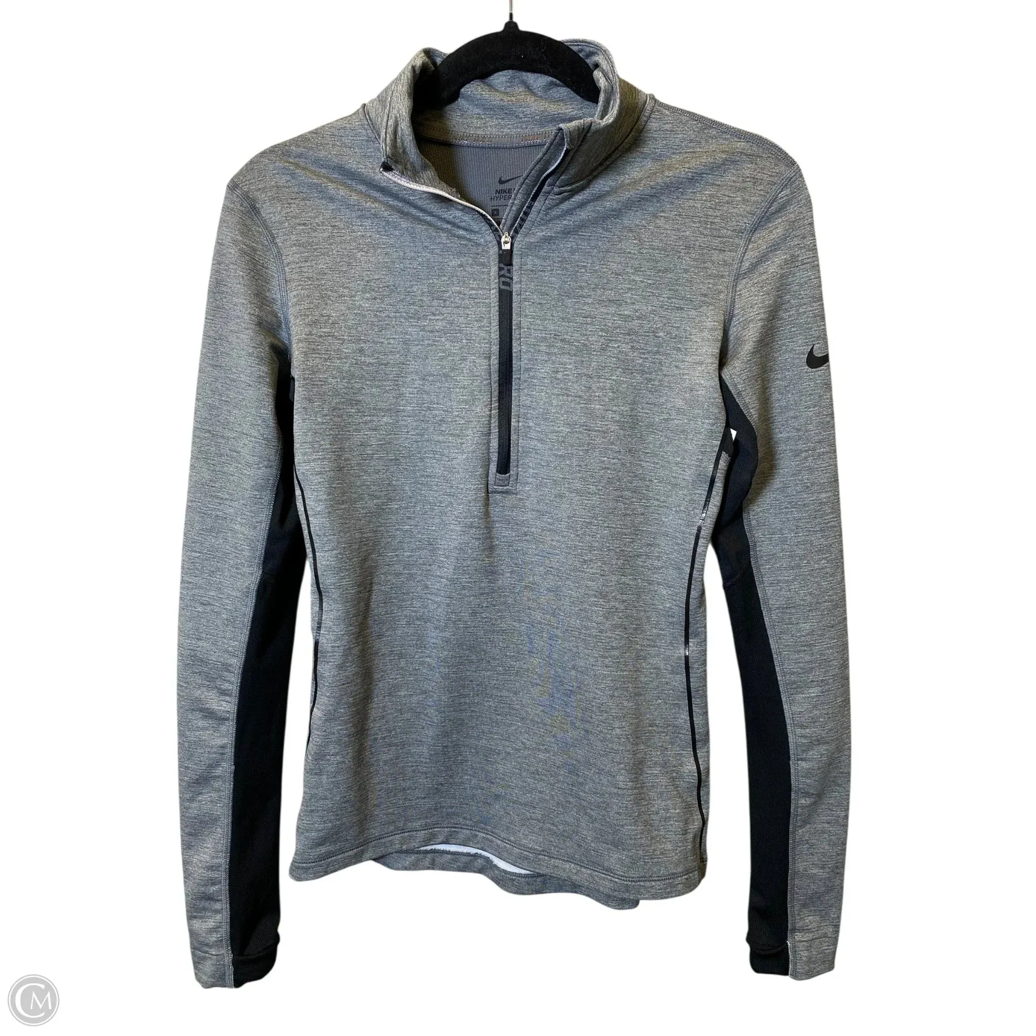 Sweatshirt Collar By Nike In Grey, Size: S Breath Skin Inner Glow