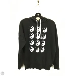 Daily Wear Sweatshirt Hoodie By Grayson Threads In Black & Cream, Size: S