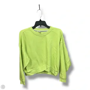 Fantasy Glow Athletic Sweatshirt Crewneck By Calvin Klein Performance In Green, Size: M