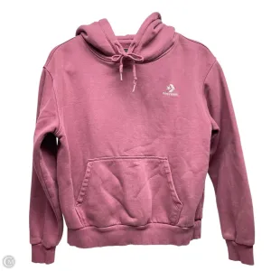 QuickPackable Design Luxury Core Sweatshirt Hoodie By Converse In Mauve, Size: Xs