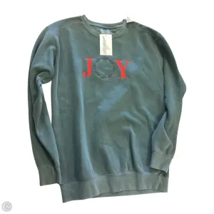 Stylish Hat Sweatshirt Crewneck By Elisabeth In Green, Size: S