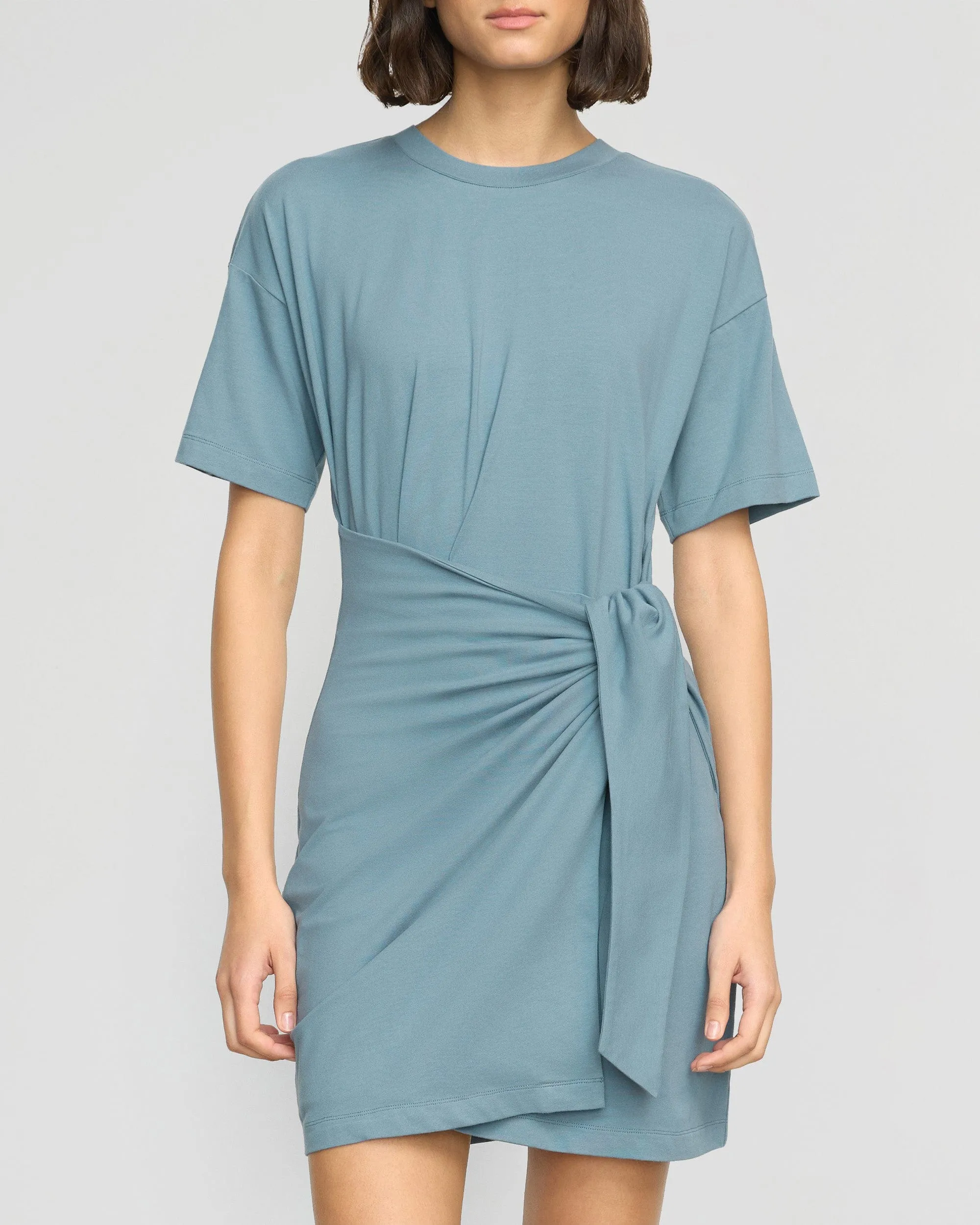 EcoFriendlyProduction Family Style Fallon Organic Cotton T-Shirt Wrap Dress