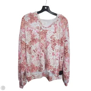 Relaxed Jeans Green Soul Sweatshirt Hoodie By Lou And Grey In Pink & White, Size: M
