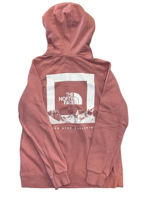 Athletic Sweatshirt Hoodie By The North Face In Pink, Size:S SeamlessConstruction MoistureWicking Fabric