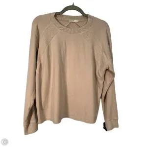 Sweatshirt Crewneck By Barefoot Dreams In Brown, Size: M WrinkleResistantCloth