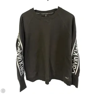 Easy Fashion NoSlipGrip Sweatshirt Crewneck By Calvin Klein Performance In Black, Size: L