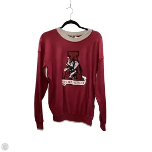 Wool Fit Sweatshirt Crewneck By Cme In Red, Size: Xl