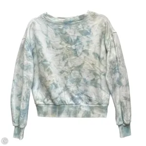 Sweatshirt Crewneck By Pilcro In Blue & Green, Size: S Sporty Look