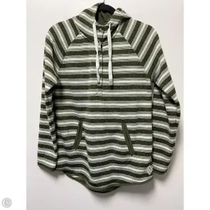 Sweatshirt Hoodie By Eddie Bauer In Green & White, Size: M Everyday Fashion Parisian Chic