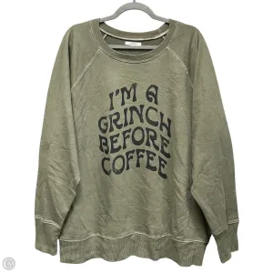 DoubleStitchedEdges Sweatshirt Crewneck By Maurices In Green, Size: Xxl