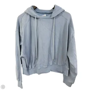 Sweatshirt Hoodie By Cmc In Blue, Size: L WrinkleFreeFabric TensionAdjustedWaistband