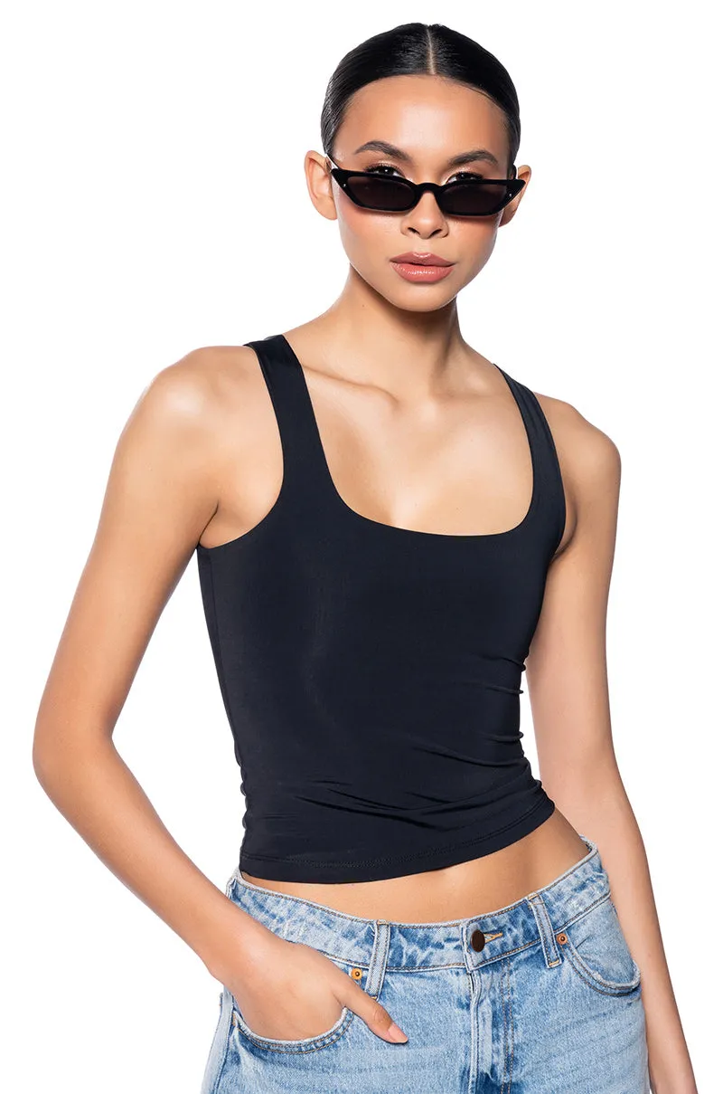 PAXTON DEMI SQUARE NECK TANK powerful engine