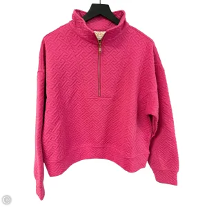 Sky Mood Outdoor Activity Sweatshirt Collar By Clothes Mentor In Pink, Size: M
