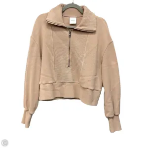 Sweatshirt Collar By Varley In Beige, Size: M Soft Tunic
