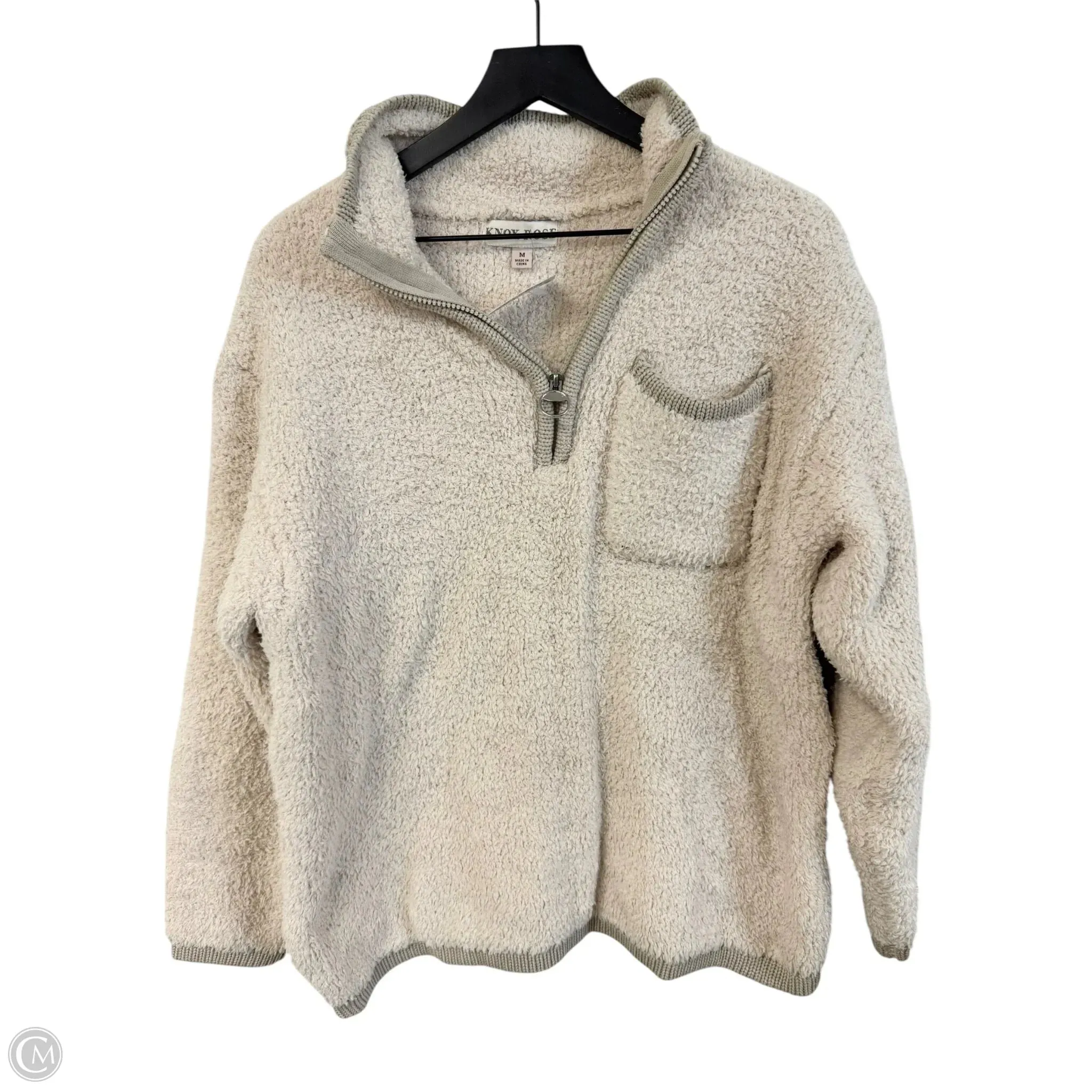 Road Soul Sweatshirt Collar By Knox Rose In White, Size: M