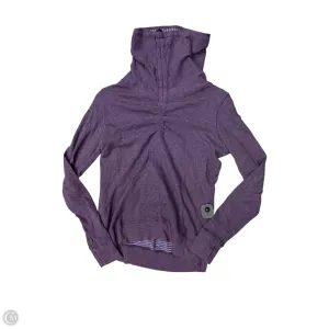 Athletic Sweatshirt Collar By Lululemon In Purple, Size: 8 Simple Fashion