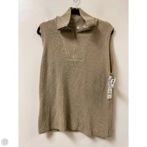 Heat Safe Sweatshirt Collar By Clothes Mentor In Tan, Size: M