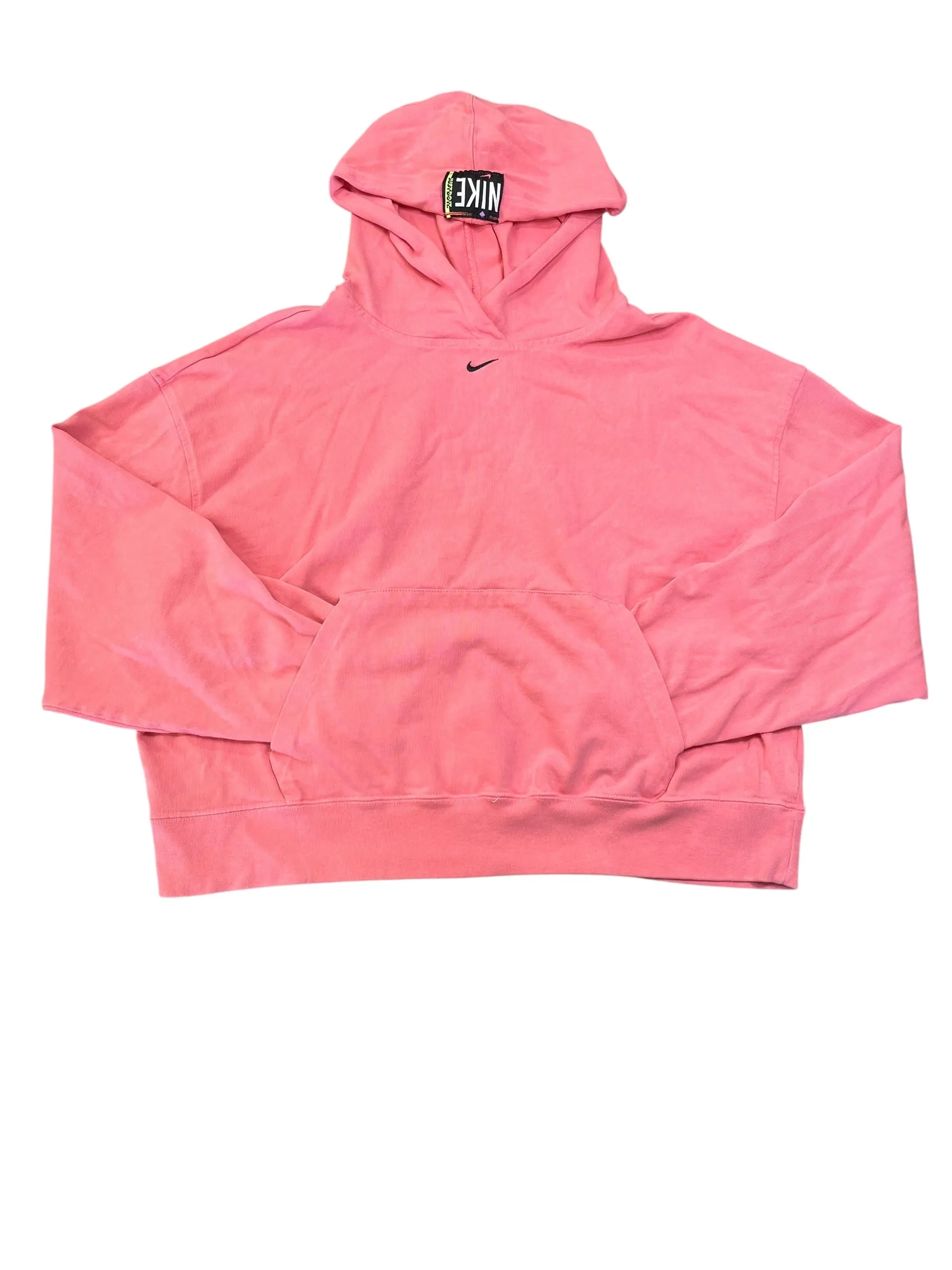 Sweatshirt Hoodie By Nike In Pink, Size:M Comfortable Lounge