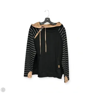 Future Edge Sweatshirt Hoodie By Maurices In Black & Brown, Size: M