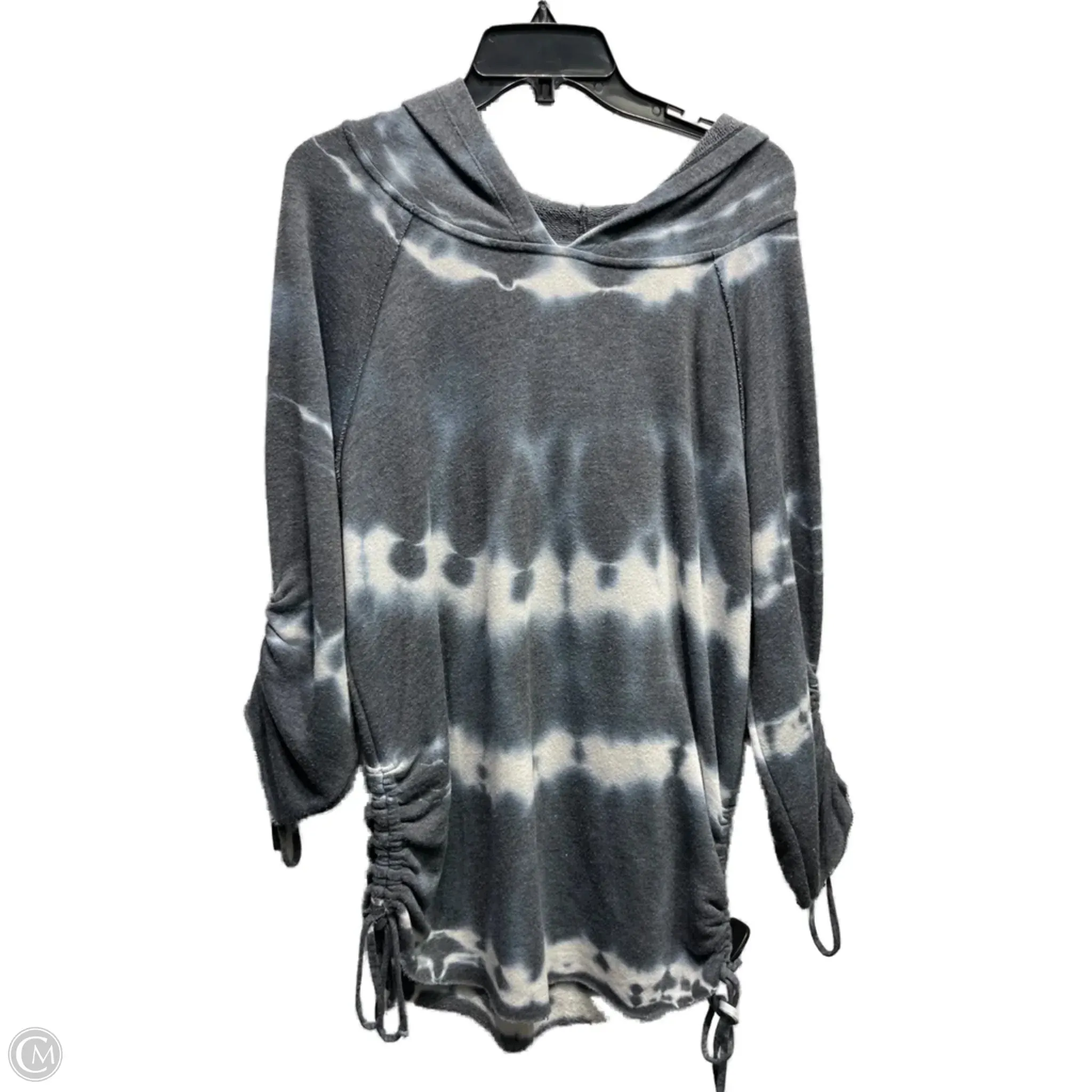 Sweatshirt Hoodie By Young Fabulous & Broke In Grey, Size: S Recycled Polyester
