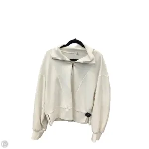 Spark Soul Easy Style Sweatshirt Collar By Clothes Mentor In White, Size: L